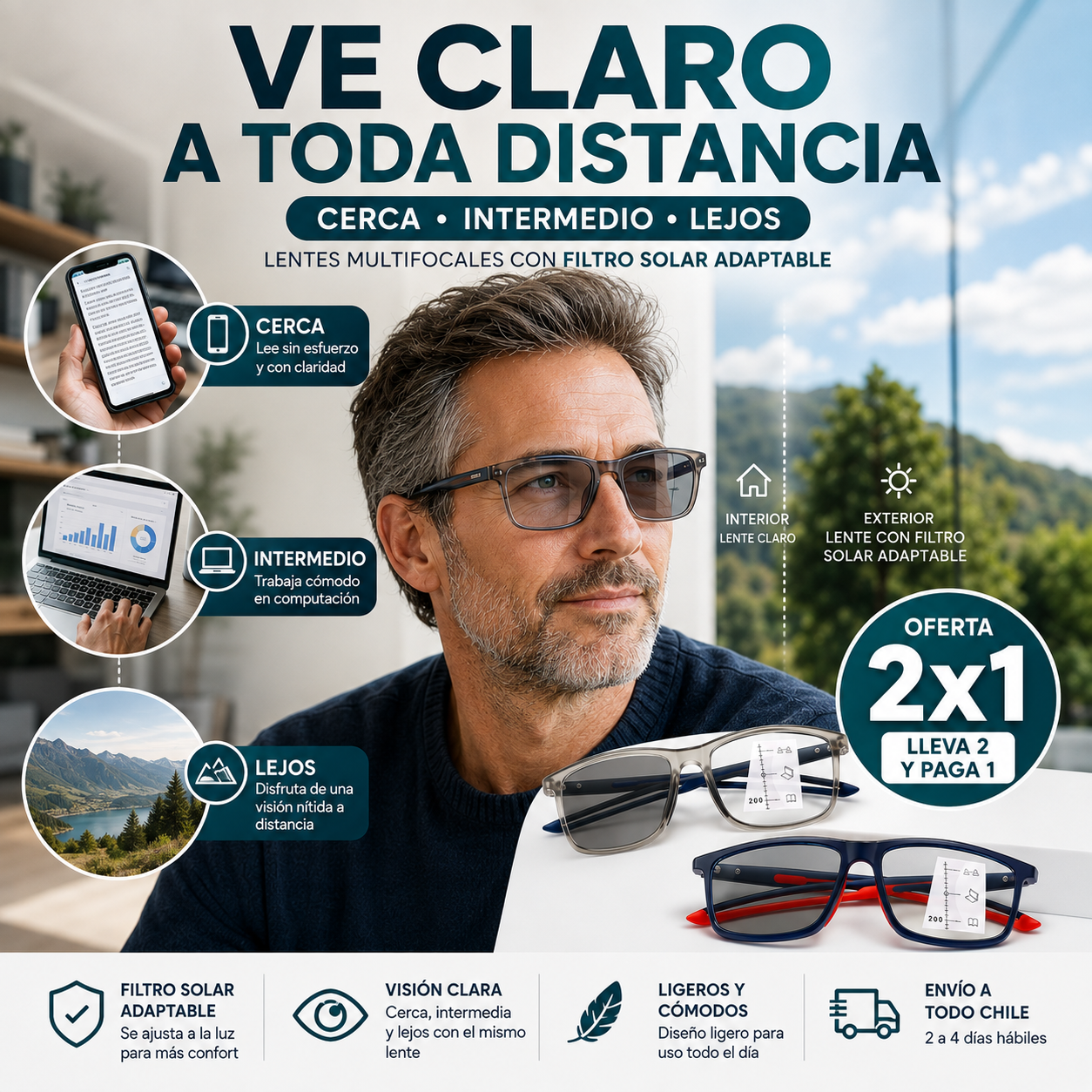 Vision Pro® Lentes Multifocales