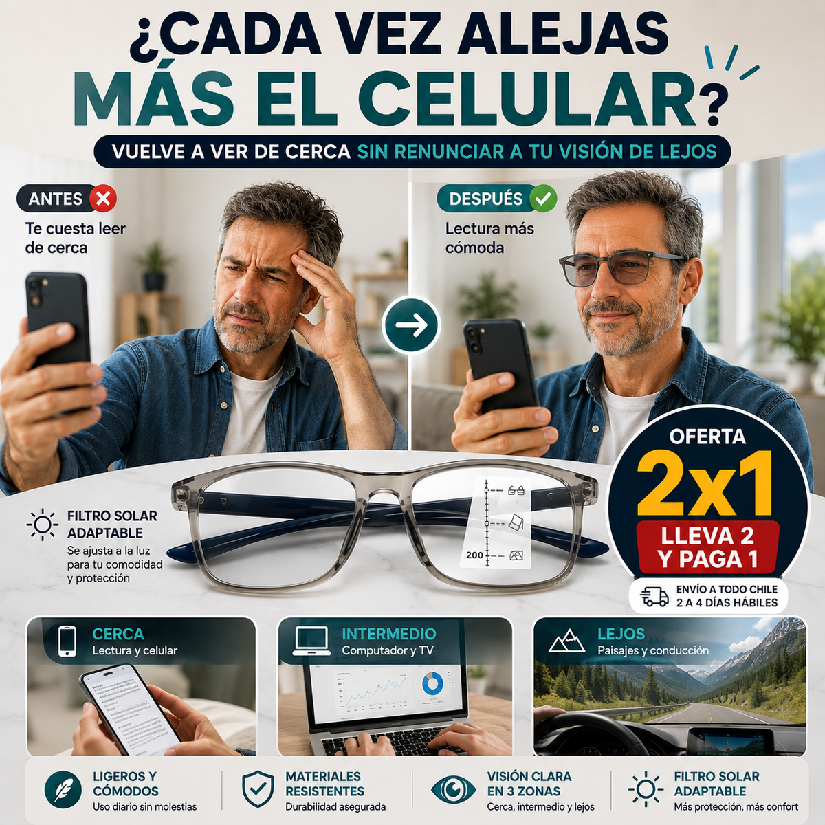 Vision Pro® Lentes Multifocales