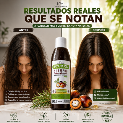 Shampoo de Batana para el Crecimiento Capilar