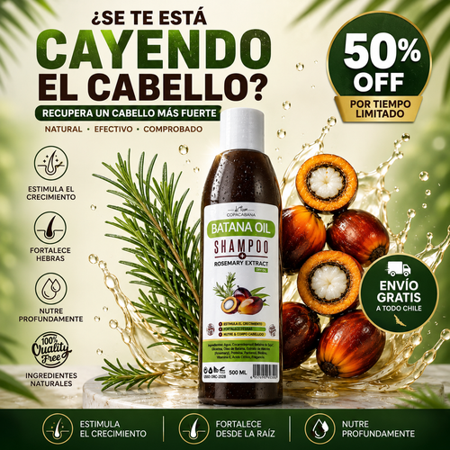 Shampoo de Batana para el Crecimiento Capilar