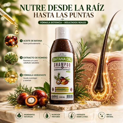 Shampoo de Batana para el Crecimiento Capilar