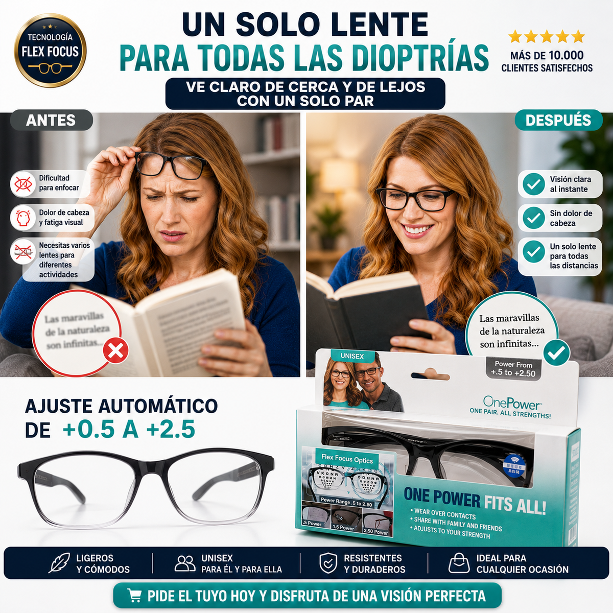 Lentes de Lectura One Power